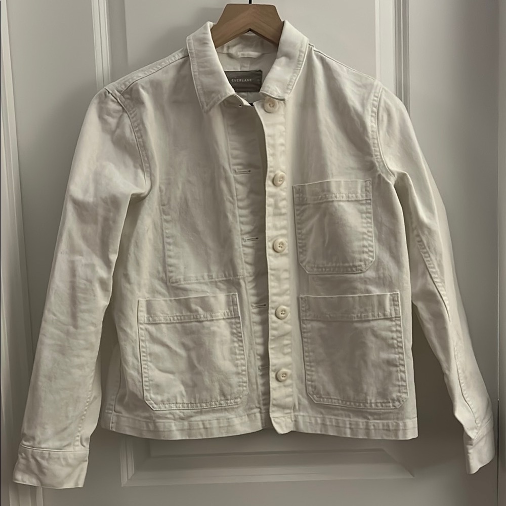 Everlane White Chore Jacket
